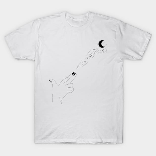 Shoot for the Moon T-Shirt by ellehell